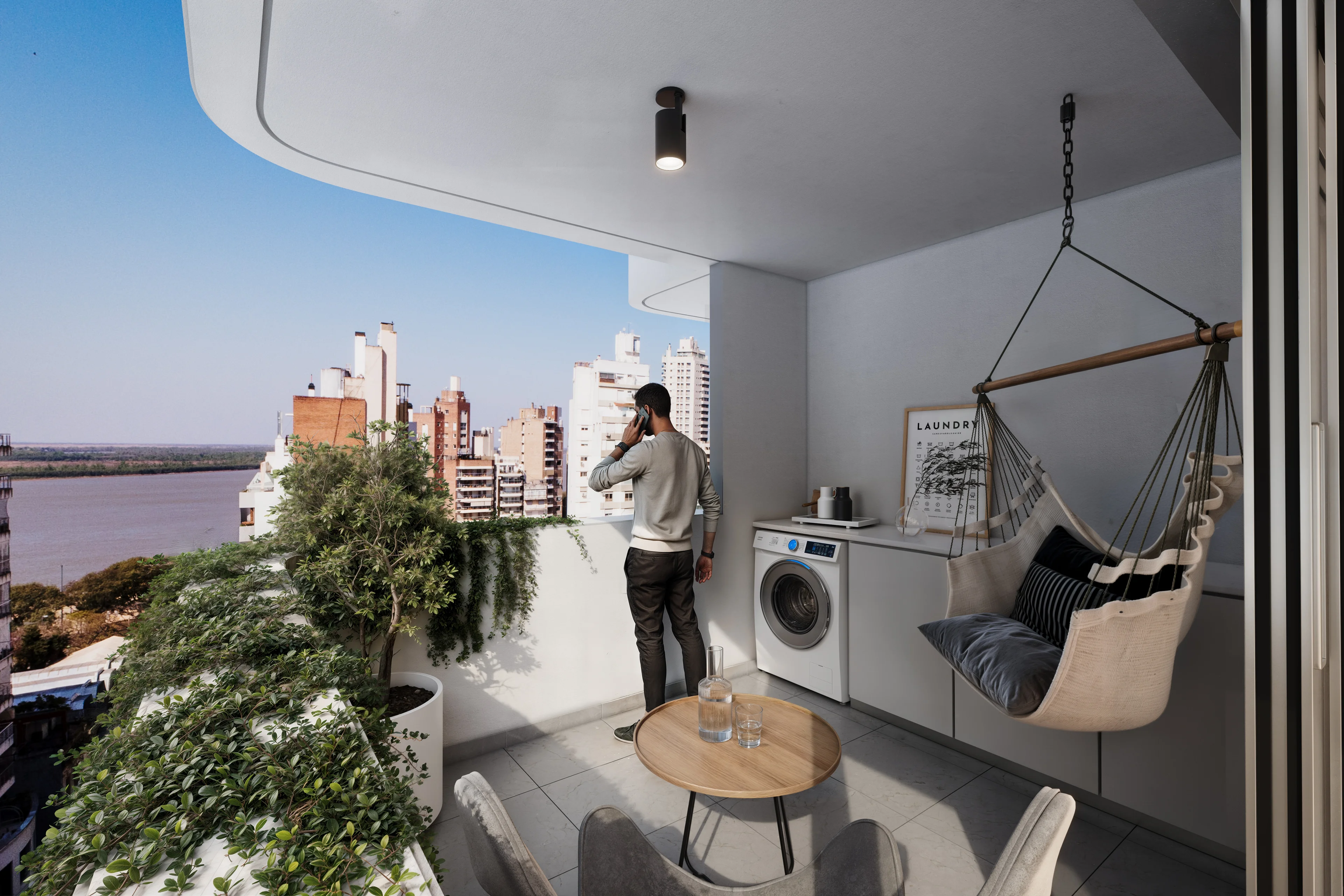 Balcones amplios
